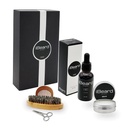 Baardgroeiset met baardolie, baardborstel, schaar, baardbalsem en hout Comb Perfecte baard Grooming Kit voor mannen