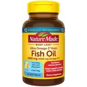 Natuur gemaakt Extra sterkte Omega 3 Visolie Supplementen, 1400mg, Visolie Omega 3 Supplementen als ethylesters voor gezonde hart, hersenen, ogen, Mood Ondersteuning, 45 Softgels, 45 dagen levering