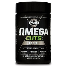 PMD Sports Omega Snijdt Elite Fat Loss-Muscle Defining Formula - Omega Fatty Acids, MCT's en CLA voor spierdefinitie en -onderhoud - Keto Friendly for Women and Men - Stimulant Free (90 Softgels)