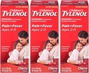 Tylenol Chld Cherry Liq Formaat 4 Fl oz Tylenol Kinderen Cherry Blast Orale suspensie Verpakking van 3