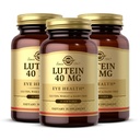 Solgar Lutein 40 mg, 30 Softgels (pakket van 3) - Ondersteunt Eye Health - Helpt Filter Out Blauw Licht - Bevat FloraGLO Luteïne - Glutenvrij, Zuivelvrij - 90 Totaal porties