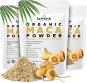 Earth Circle Organics Yellow Maca Root Powder, Natural Superfood, helpt met energie, gewicht, en vrouwen vruchtbaarheid - Vegan - 8 Ounce (Pack of 3)