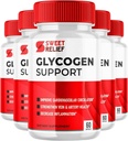 Sweet Relief Glycogen Support - Sweet Relief Blood Vessel Cleaner, Sweet Relief Capsules, Advanced Formula for All Wellness, SweetRelief (300 Capsules, 5 Pack)