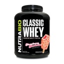 NutraBio Classic Wei Proteïne Poeder - Geen fillers, kunstmatige kleuren, conserveringsmiddelen - Lage Glykemie Index - Aardbei Shortcake, 5 Pond