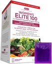 ANDREW LESSMAN Multivitamine - Vrouwen Elite-100 met maximale essentiële Omega-3 500 mg 30 Packets - 40+ Krachtige voedingsstoffen, essentiële vitaminen, mineralen, fytonutriënten en carotenoïden. Geen additieven