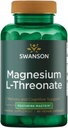 Swanson Magnesium L-Threonate - Mineral Supplement Promoting Nervory System Health - May Support Cognitive Health, Learning & Memory - (90 Veggie Capsules)