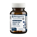 Metagenics Vitamine D3 + K - voor Artery Health, Immune Support, Bone & Heart Health* - Vitamine D met MK-7 (Vitamine K2) - Non-GMO - Glutenvrije - 60 Softgels - 5.000 IE