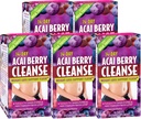 Toegepaste voeding 14-Dag Acai Berry Cleanse - 56 tabletten, Verpakking van 5 - Gewicht-Loss Ondersteuning Flush + Melkdistel - 140 Totaal porties