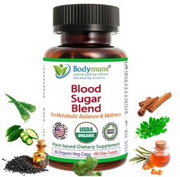 USDA Organic Blood Sugar Blend Ondersteunt Gezond Metabolisme* 