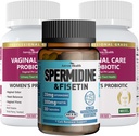 Vrouwen Health Bundle: 2 Flessen Vaginale Probiotica + 1 Fles Spermidine & Fisetin 