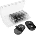 EZY DOSE Weekly (7-Day) Dagelijkse individuele AM/PM pil Organisator met Case, Portable Medication Dispenser, Travel-Friendly Duurzame Pillen Container, 2x Dag Compartments voor Vitaminen en Supplementen, Zwart