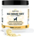 Stellar Biotics for Pets - Max Immune ForteTM for Dogs (Powered by del-Immune V) - Biedt uitgebreide Immune Support Verbetert Digestie Promoves and Handains Dog's Well-Being
