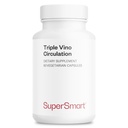 Supersmart - Triple Vino Circulation (High Potency) - 3-in-1 Formula - Red Vine Leaf Extract - with Grape Seed & Marc 