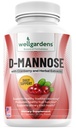 100% Pure D-Mannose met Cranberry Extract - helpt reinigen onzuiverheden, natuurlijke urinetrek gezondheid, lever en blaas Ondersteuning Capsules, Non-GMO