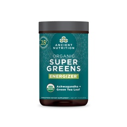 Oude voeding Biologische SuperGreens Energizer Poeder met Probiotica en B12, Gemaakt van echte groenten, fruit en kruiden, voor spijsvertering, ontgifting en energie-ondersteuning, 25 porties