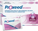 Proxeed® Vrouwen Vruchtbaarheidssupplement bevat foliumzuur en andere essentiële vitamines en voedingsstoffen Ondersteunt gezonde receptie, ovulatie, bevruchting, & eierkwaliteit* 30 verpakkingen (30 dagen)