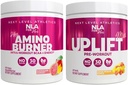 NLA voor haar Pre/Intra Workout Stack (Includes Her Thermogenic Amino Hawaiian Sunset and Uplift Max Pre Workout Sour Peach Rings)