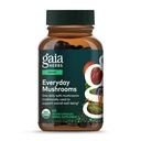 Gaia Kruiden Immune Mushroom Blend - Immune Support Mushroom Supplement for Year-Round Health* - met Reishi, Cordyceps, Turkije Tail, Shiitake, en Chaga Paddenstoelen - 40 Vegan Capsules (40-dagen Het aanbod)