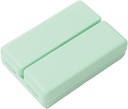 Opvouwbare magnetische pil Organisator, Dagelijkse pil Organisator met 7 Compartments pil Container voor Purse Pocket met Dual Lid voor pillen, Vitamine, Visolie, Supplementen (Groen)
