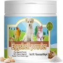 Eierschaal Poeder Calciumsupplement voor honden en katten(16 oz), Geweldig voor osteoporose & Labor Whelping, Veilig alternatief voor bot Maaltijd poeder, Verbetert botten, voeden gewrichten, Ondersteunt gezonde tanden