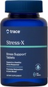 Trace Minerals Stress-X - Dietary Supplement with Dietary Fiber & Trace Minerals - Magnesium Supplement for Sleep Health Support - Formula with Vitamins A, B12, D & More - 120 Tablets (30 Servings)
