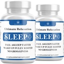 Ontspanning Slaaphulp, Natuurlijke Niet-Habit vorming, Slaapsupplement Ontwikkeld ter ondersteuning van langere en betere slaap, kamille, Magnesium, Melatonine, Ashwagandha, GABA, Drug-Free (120 Telling)