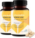 Checkable® Ashwagandha Supplementen - Natuurlijk ondersteunt Verbeteringen voor Mood, Immune Health, Geheugen en Focus - 1310 mg Biologische Ashwagandha en Black Pepper - 120 Capsules