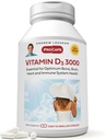 ANDREW LESSMAN Vitamin D3 3000 IU 180 Capsules - High Potency, Essential for Calcium Absorption, Supports Bone Health, Healthy Muscle Function, Immune System, More. Small Easy to Swallow Capsules