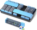 Am Pm Pill Organizer 7 Dag, 2 keer per dag per week Vitamine Organisator, Dagelijkse Pill Case voor Vitamine, Visolie & supplementen