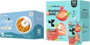 Hethstia Konjac Jelly Strawberry Flavor with Collagen Peptides 10 Packs and Konjac Rice Gluten Free 12 Packs Low Calorie, Keto, Sugar Free, Healthy Food