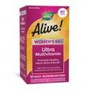 De natuur leeft! Vitaminen voor vrouwen 50 Plus, Complete Multivitamine, Hoge Potentie Formule, met Gemethyleerde B12, Glutenvrije, 60 tabletten