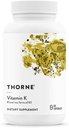 Thorne Research - 3-K Complete - Vitaminen K1 en K2 voor hart en bot ondersteuning - 60 capsules