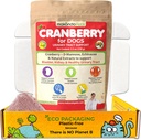 Cranberry for Dogs in Powder - Urinary Tract Health, Dog UTI, Bladder Support, Bladder Stones, Incontinence Support, Cranberry Supplement - Bacon Flavor (150 Serves)
