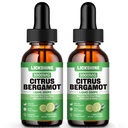 2 Pack 3000mg Citrus Bergamot Liquid Drops - Hoge Absorptie - Cholesterol Verlaagd supplement voor Immune Support Anti-Aging, Hight Cholesterol - Soursop Bitters Liquid, 4 Fl Oz