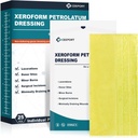 Medical Xeroform Petrolatum Dressing 5x9 - Non-Adherent Gauze Pad Strip, Fine Mesh Gauze Patch Supplies for Wound Care, Burns, Lacerations, & Skin Grafts (Pack of 25)