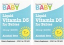 California Gold Nutrition Baby Vitamin D3 Liquid D3 Supplement for Babies, Vegetarian Friendly - Developmental Support - Alcohol & Gluten Free, Non-GMO - 10 mcg (400 IE) - 0,34 fl oz (10 ml), 2