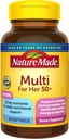 Natuur gemaakt Multivitamine voor haar 50+ zonder Iron, Vrouwen Multivitamine voor dagelijkse voedingsondersteuning, Multivitamine voor vrouwen, 60 Softgels, 60 dagen levering