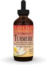 Planetaire kruiden Kurkuma volledig spectrum vloeibaar door planetaire ayurvedica, ondersteuning voor antioxidant en gezonde ontsteking respons, 4 ounces