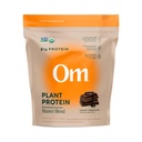 OM MUSHROOM SUPERFOOD Master Blend Vegan Protein Biologische Chocolate Plant Protein met 10 pezen, Ashwagandha, BCAA's & B12 