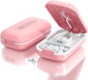 DUBSTAR Small Pill Cutter, Pill Cutter Splitter voor kleine en kleine pillen, Portable Pretty Pill Cutters voor grote pillen, Snijdt Vitaminen Tablets voor Purse Pocket (Pill Cutter, Roze)
