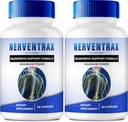 Nerventrax Hersensupplementen Geheugen en Focus Capsules, Nerventrax Advanced Formula Brain Health Support Pillen Maximale sterkte Nerven Trax Alle Natuurlijke Ondersteuning Pillen, Nerventrax Reviews (2 Pack)