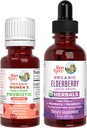 MaryRuth Organics Precision Probiotic for Women (Raspberry) & Vlierbes Drops (Blueberry) 