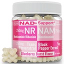 SHIZAM Nicotinamide Riboside NR NAM Resveratrol Gummies, 1000mg NAD+ NAD + Plus Nrf2 Activator Booster w Pure Niacinamide Vitaminen B3 Capsules Pillen Poedersupplementen Alt NDA Regenerator 500mg