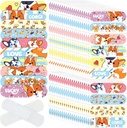 Patelai 300 Pieces Kids Bandages Bulk 10 Styles Children's Adhesive Flexible Colorful Cute Cartoon Bandages Waterproof Breathable Stickers Protection Care Cuts for Girls Boys(Dog)