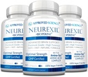 Goedgekeurde Science Neurexil - Natural Nootropic Support with DMAE - Enhanche Brain Function, Sharpen Clarity, Boost Memory - L-Tyrosine, Ginkgo Biloba, Huperzine A, BioPerine - 3 maand aanbod
