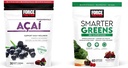 Force Factor Acai Zachte Kauwen Immune Ondersteuning en slimmere Groenen Superfood Kauwen Digestie Ondersteuning Bundel, 30 en 60 Tellen