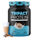 Nutrologie TRIPACT Proteïnepoeder - 7-in-1 Maaltijdvervangende Shake met Grass Fed Wei Proteïne Poeder, Pea, Rijst, Groenen voor Muscle Recovery & Immunity, Vanille Latte & Kaneel smaak, 20 Servers