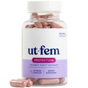 UT-Fem Protection - Urinaire Tract Defense for Women, 3-in-1 Daily Defense Formula to Protect Urinary Tract Health, D-Mannose, Cranberry + Hibiscus, Natural Supplement - 60 Vegan Capsules
