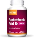 Jarrow Formules Pantothenic Acid B5 500 mg - 100 Veggie Caps - Essential B Vitamine - Energy Production & Metabolisme Support - 100 Servings, Pack of 3