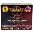 VM Energizing Mushroom Coffee-Reishi met Ginseng & Carbo Mix-Instant koffie. Natuurlijke Ganoderma Met Instant Cafe.Dietaire supplement.8-in-1 Mushroom Koffie. Mix koffie biologische klassieker. Made in USA.(14) S